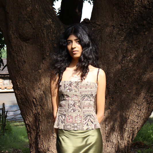 Itihasa Backless Top